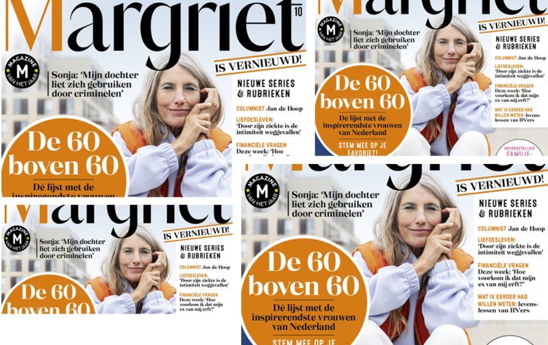 Margriet viert restyling met speciale editie: 60 boven 60 - inct